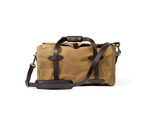 Front view of Filson Small Duffle bag in tan