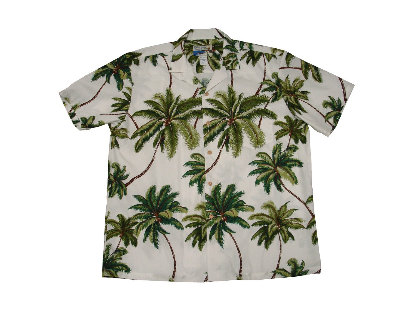 ✅80s Pineapple Juice Aloha Shirt モンゴメリー Pineapple Juice Mens Hawaiian Palm Shirt - OhanaWear