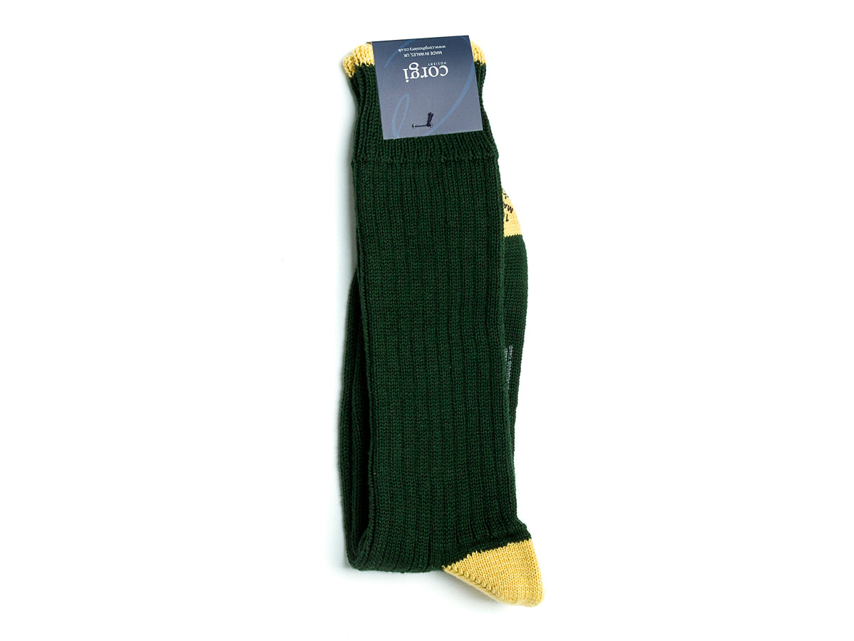Classic Soft Cotton Socks Green
