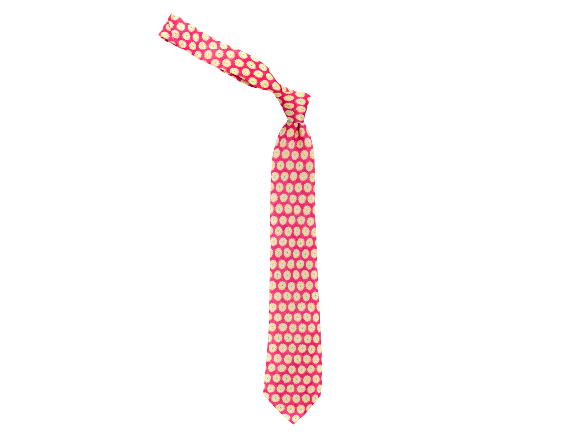 Linen Tie Flower Pink