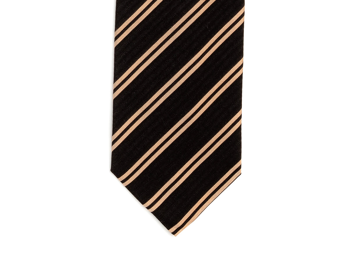 Silk Tie Repp Stripe