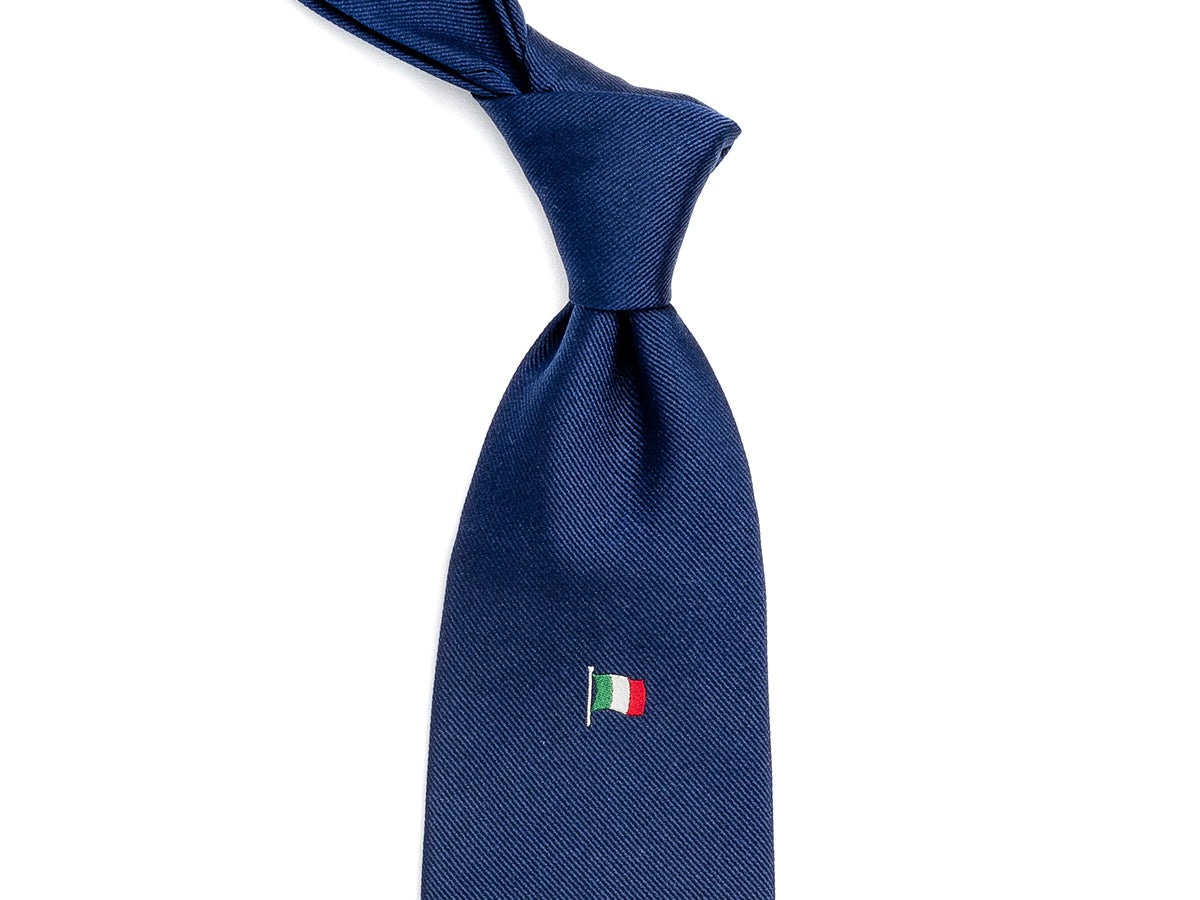 Silk Flag Tie Italy