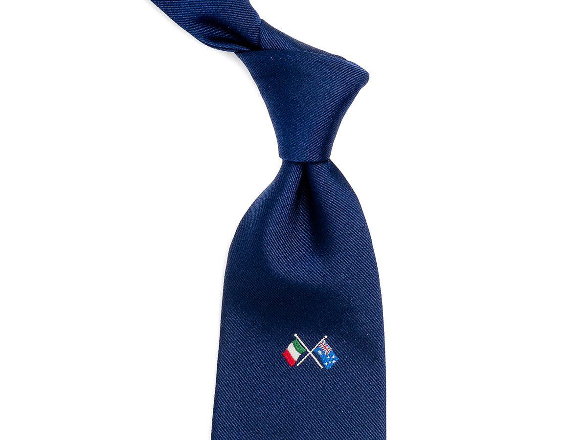 Silk Flag Tie Australia x Italy