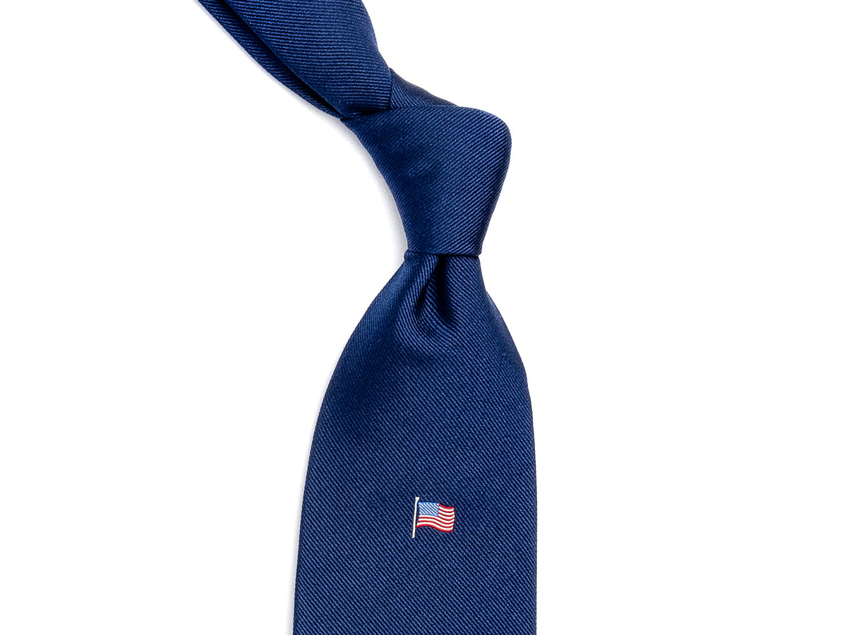 Silk Flag Tie USA