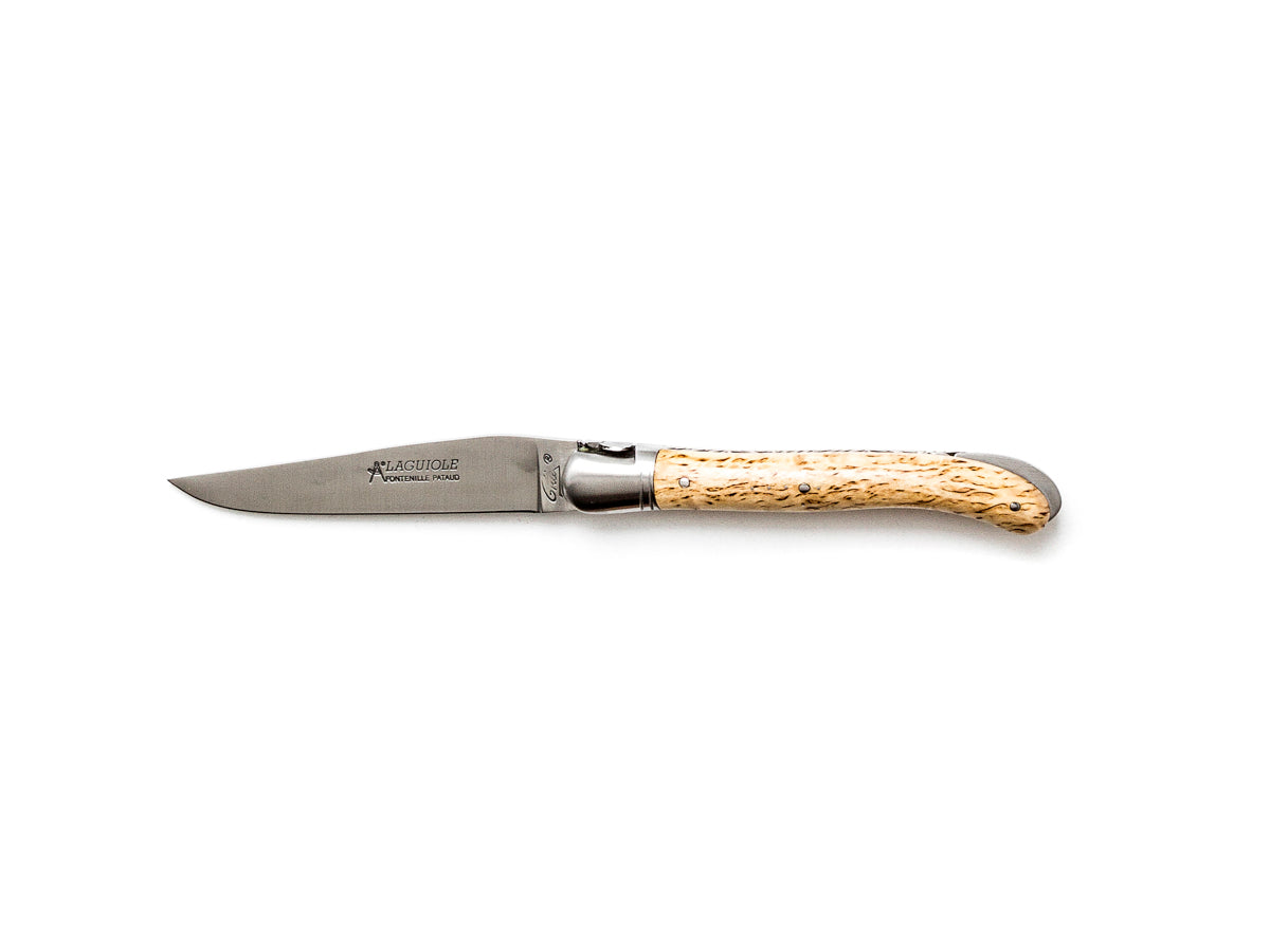 Nature Pocket Knife Curly Birch