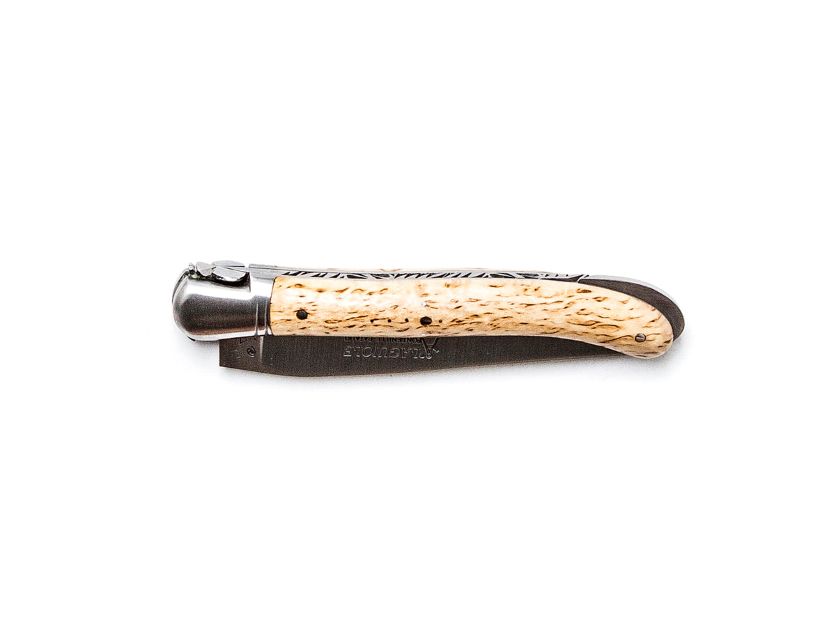 Nature Pocket Knife Curly Birch