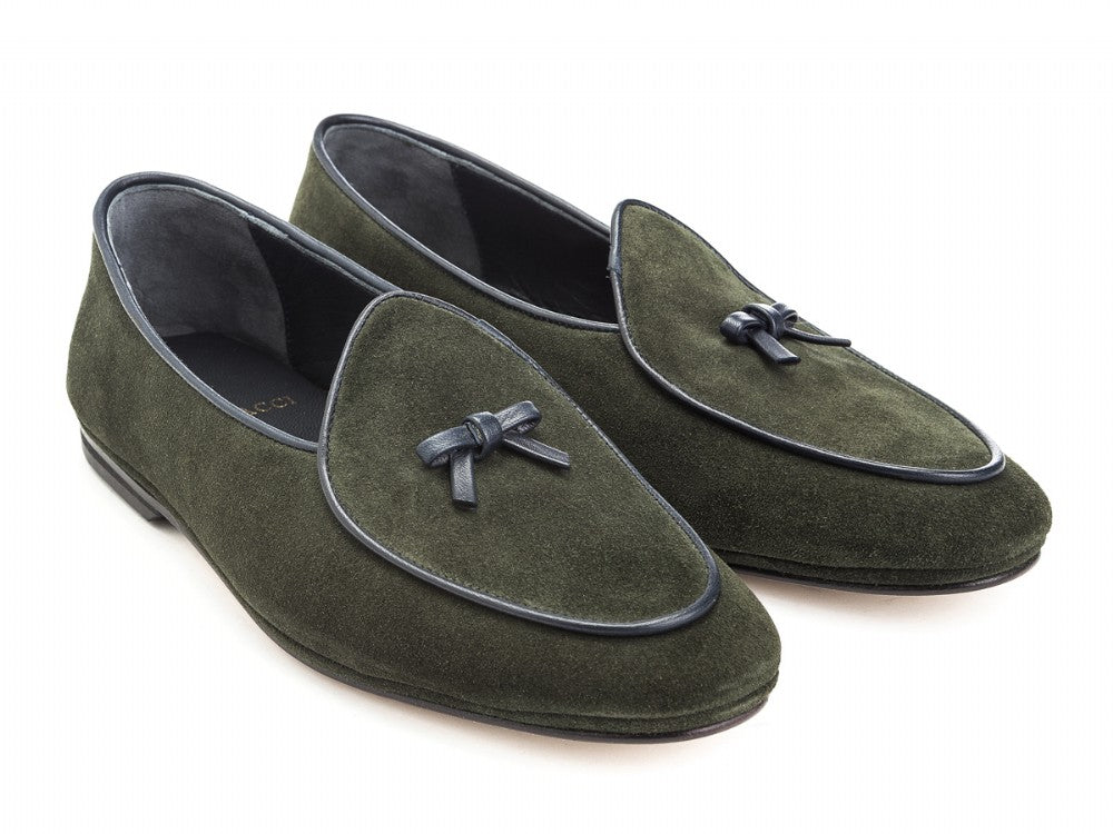 Marphy Loafer Green Velour