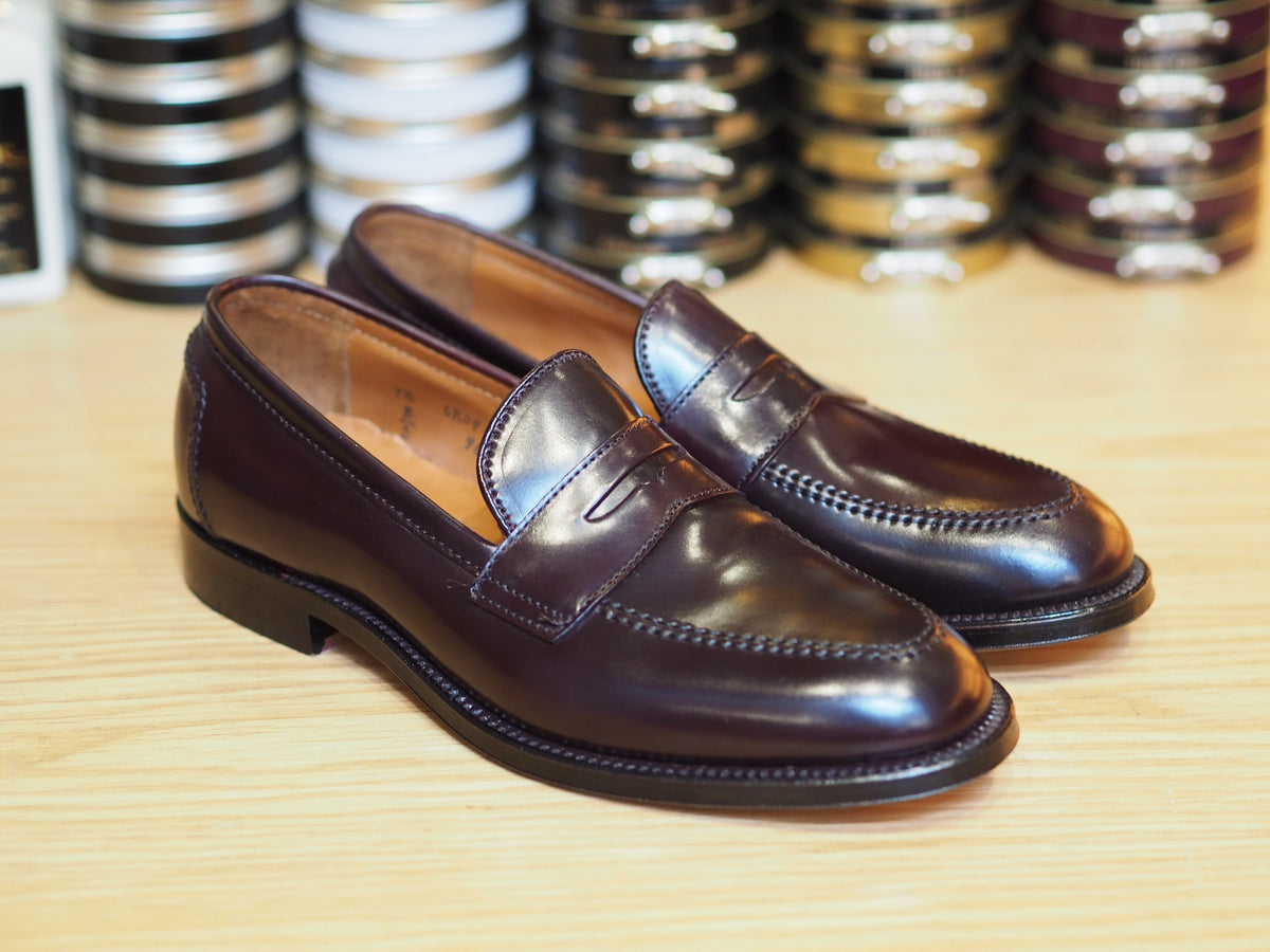 Penny Loafer Color 8 Shell Cordovan – Double Monk