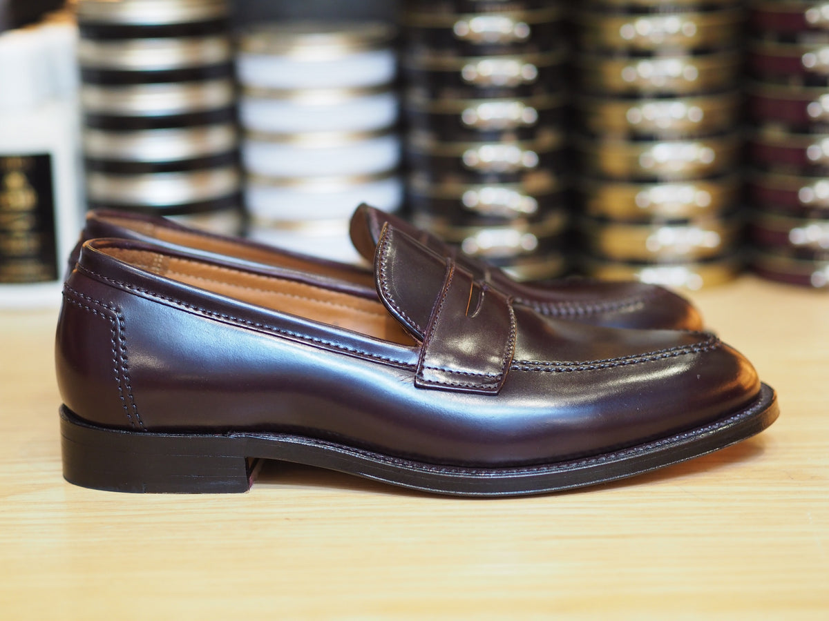 Penny Loafer Color 8 Shell Cordovan – Double Monk