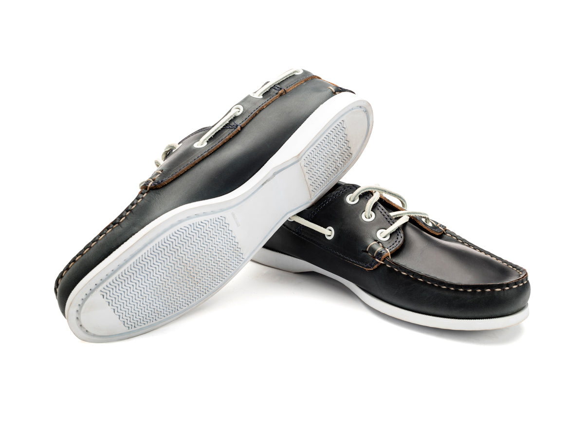Classic Boat Shoe Unlined Navy Chromexcel