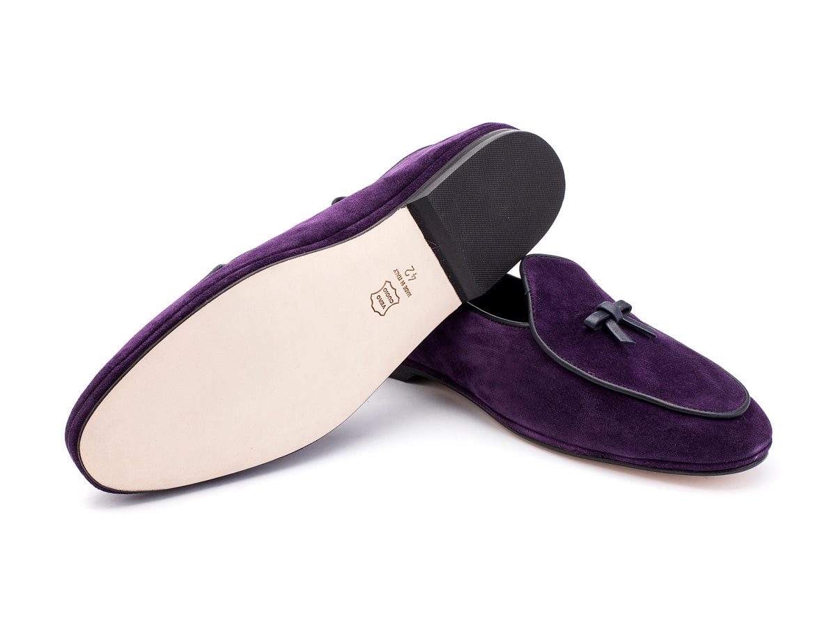 Marphy Loafer Purple Velour