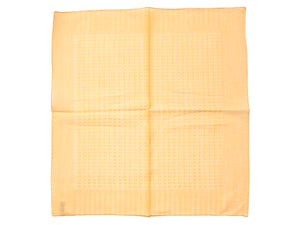 Orange Diamond Pattern Pocket Square