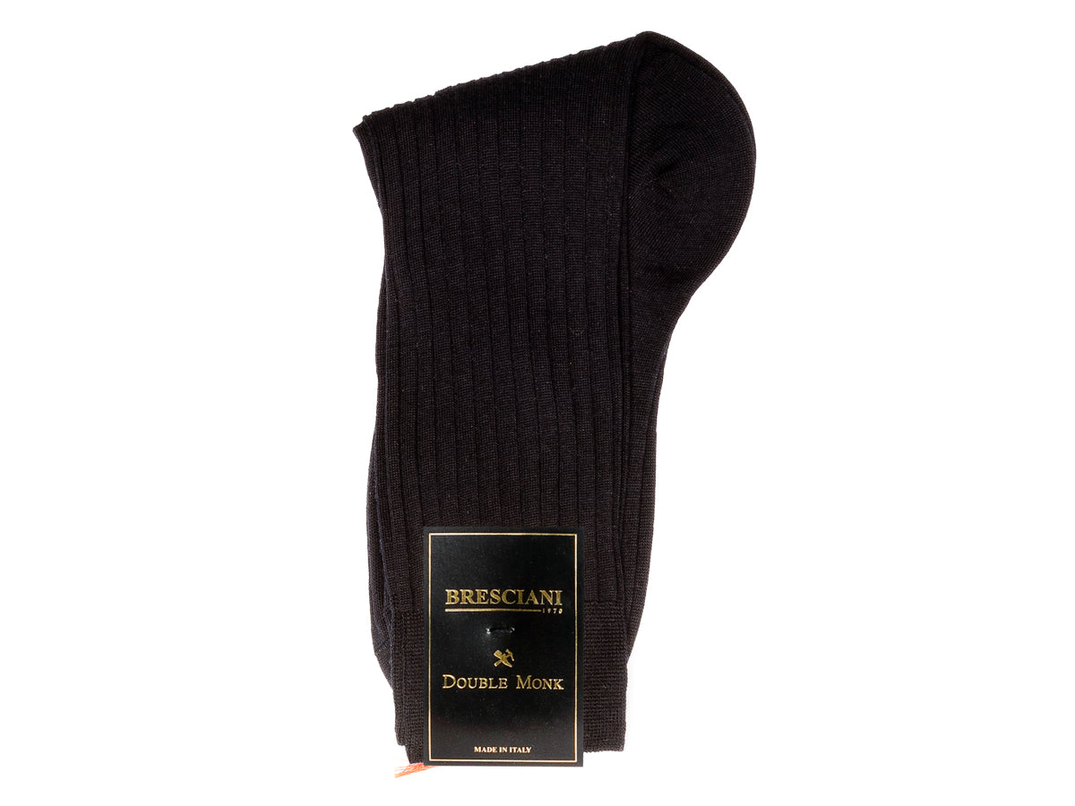 Calf Length Cotton Socks Black
