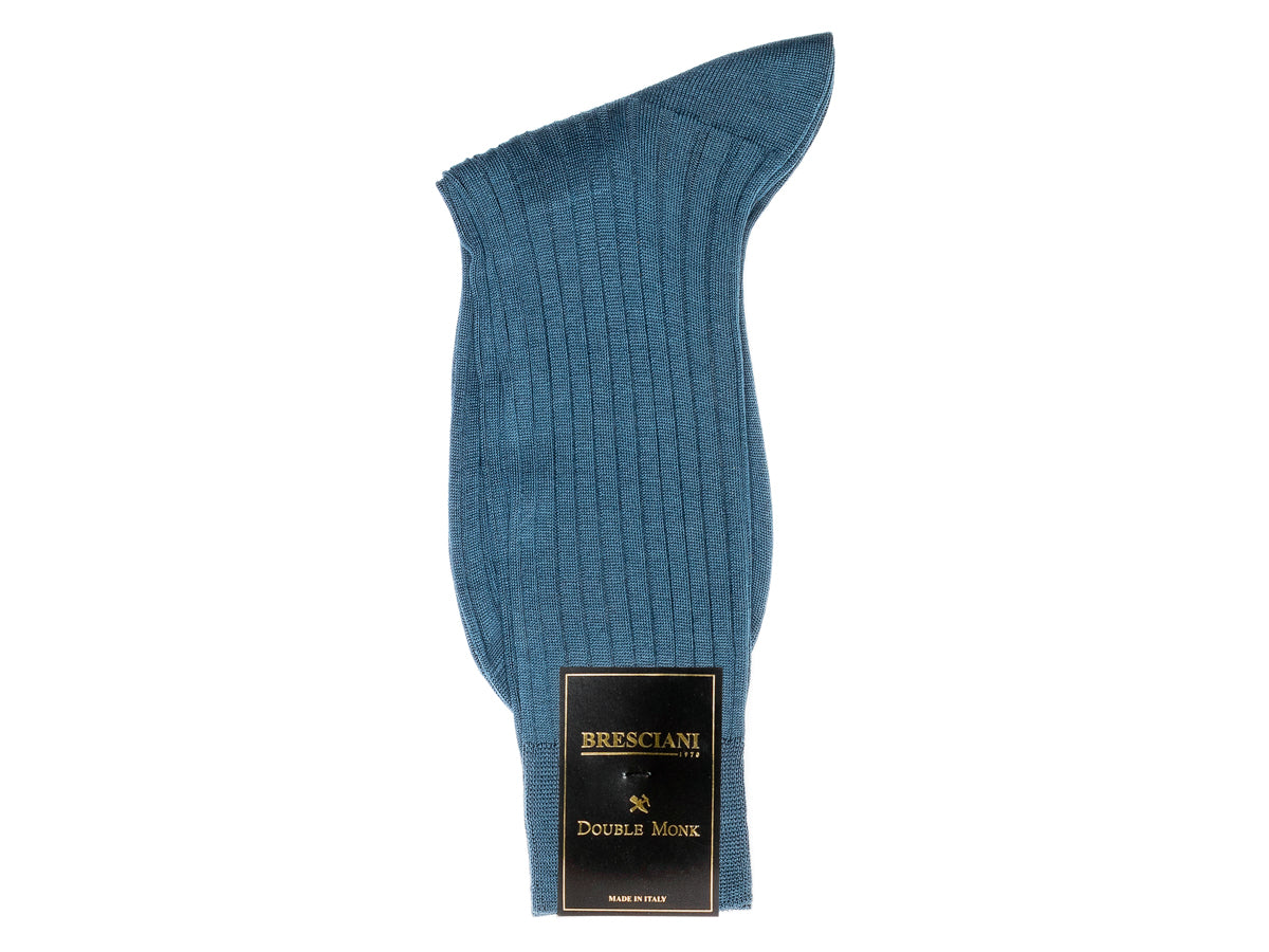 Calf Length Cotton Socks Bluette